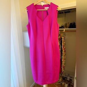 Calvin Klein Vibrant Pink Mini Dress